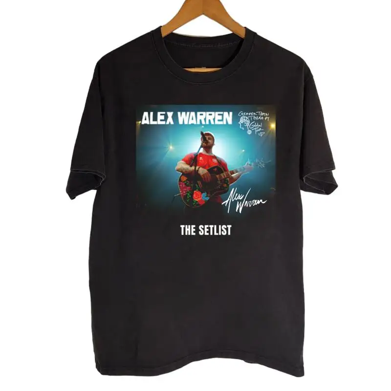 NEW Alex ÄØWarren Tour 2025 Black Cotton All size S 5XL  T shirt HRB327