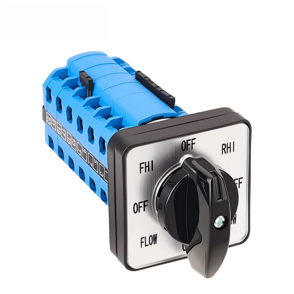 Milling Machine Changeover Switch SZW26 20/7206.6 20A 8 Rate Adjustment 6 Step Direction Control AC440V DC240V