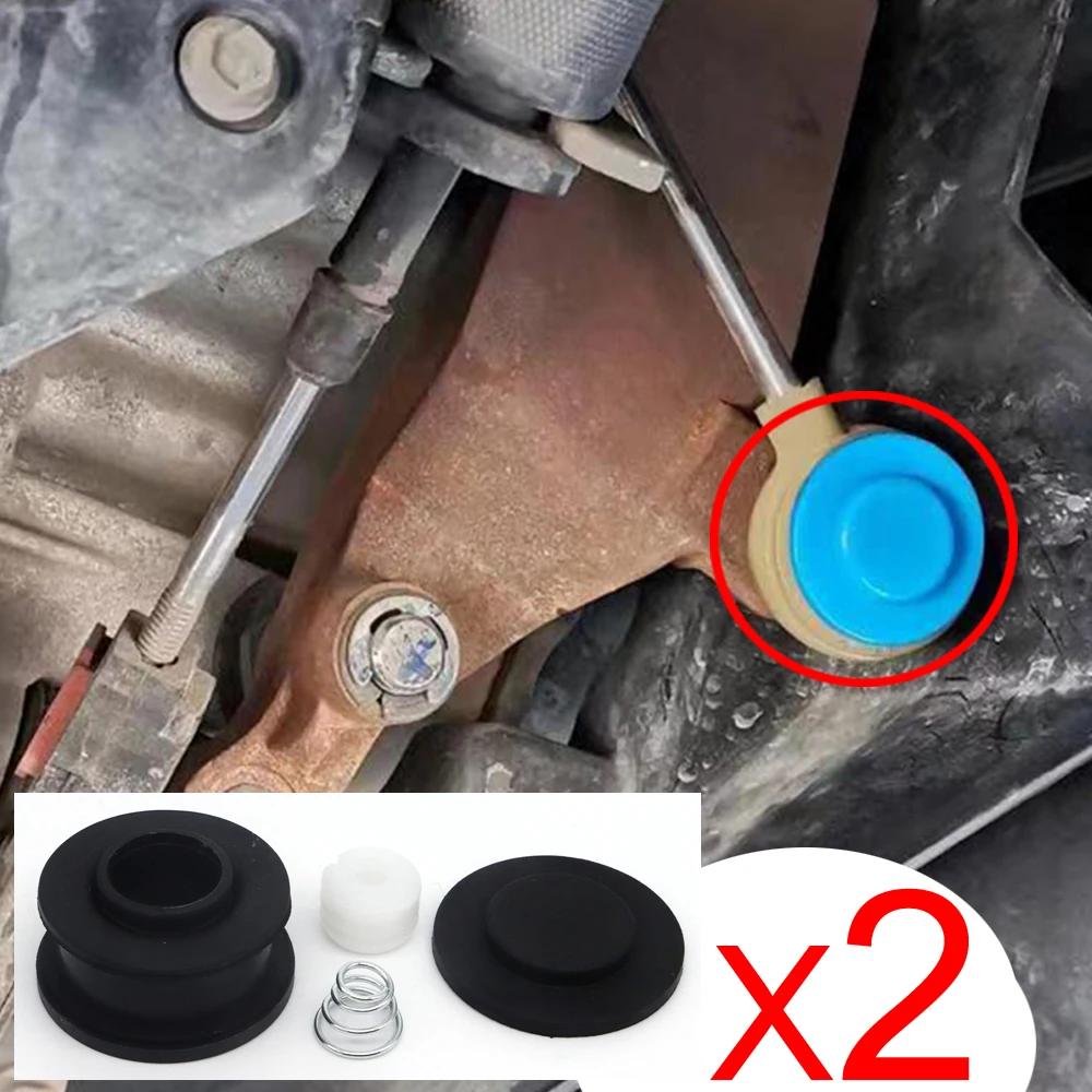 

2pc Gear Shift Cable Lever End Linkage Rod Selector Connect Bushing For Focus 2 Fiesta MK5 C-Max Fusion 2004 2005 2006 2007 2008