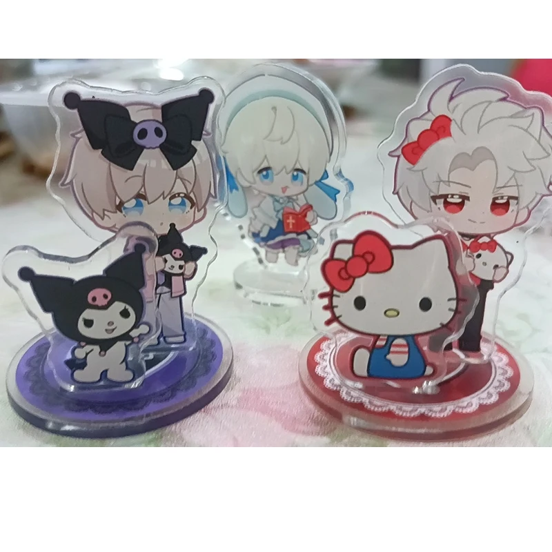 Sanrio × Love and Deepspace Desk Plate Models Cinnamoroll Kuromi My Melody Xavier Zayne Rafayel ralayo Sylus Caleb Stand Model