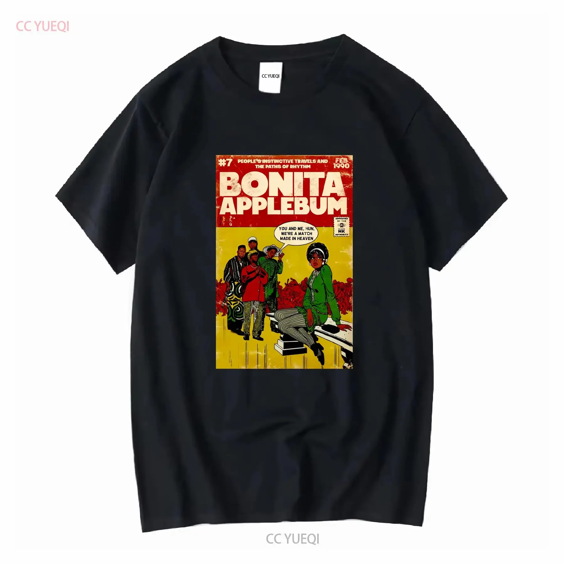 A Tribe Called QuesT T Shirt Bonita Applebum Vintage Album s S vintage Washed Comfortable Unisex homme Versatile
