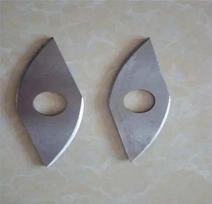 Compound machine accessories fish mouth cutter saw blade 2 blade equipment cutting flick knife color steel sandwich plate blade