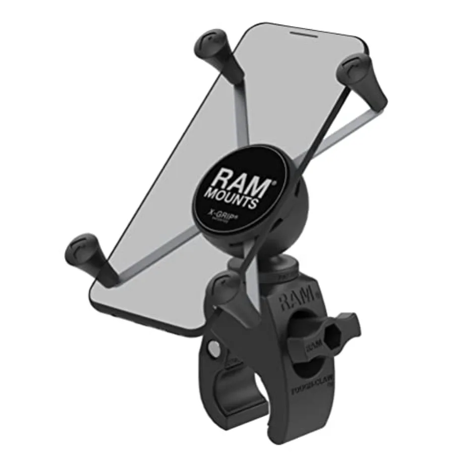 

X-Grip Large Phone Mount with RAM Snap-Link Tough-Claw RAM-HOL-UN10-400U for Motorcycle ATV/UTV Bike
