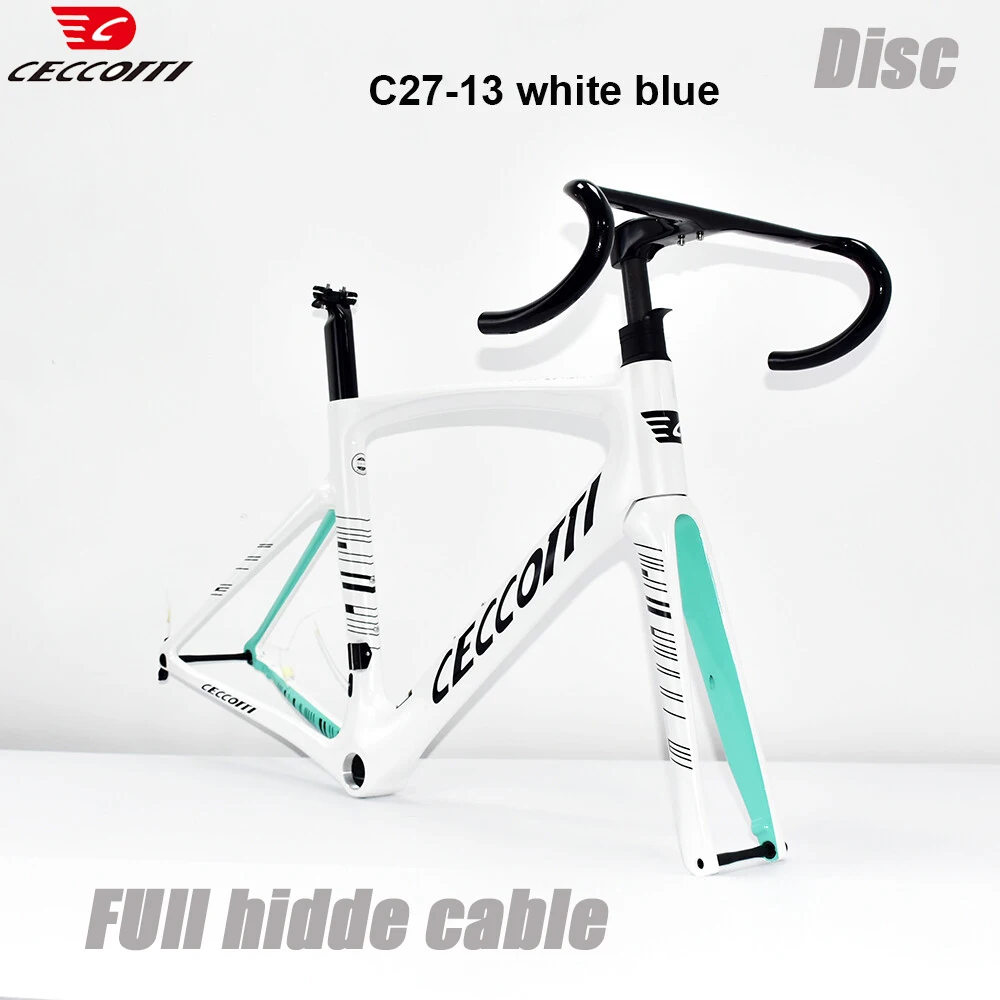 

Модель Ceccotti RF27 Рама шоссейного велосипеда Полный дизайн скрытого троса и рама велосипеда с дисковым тормозом