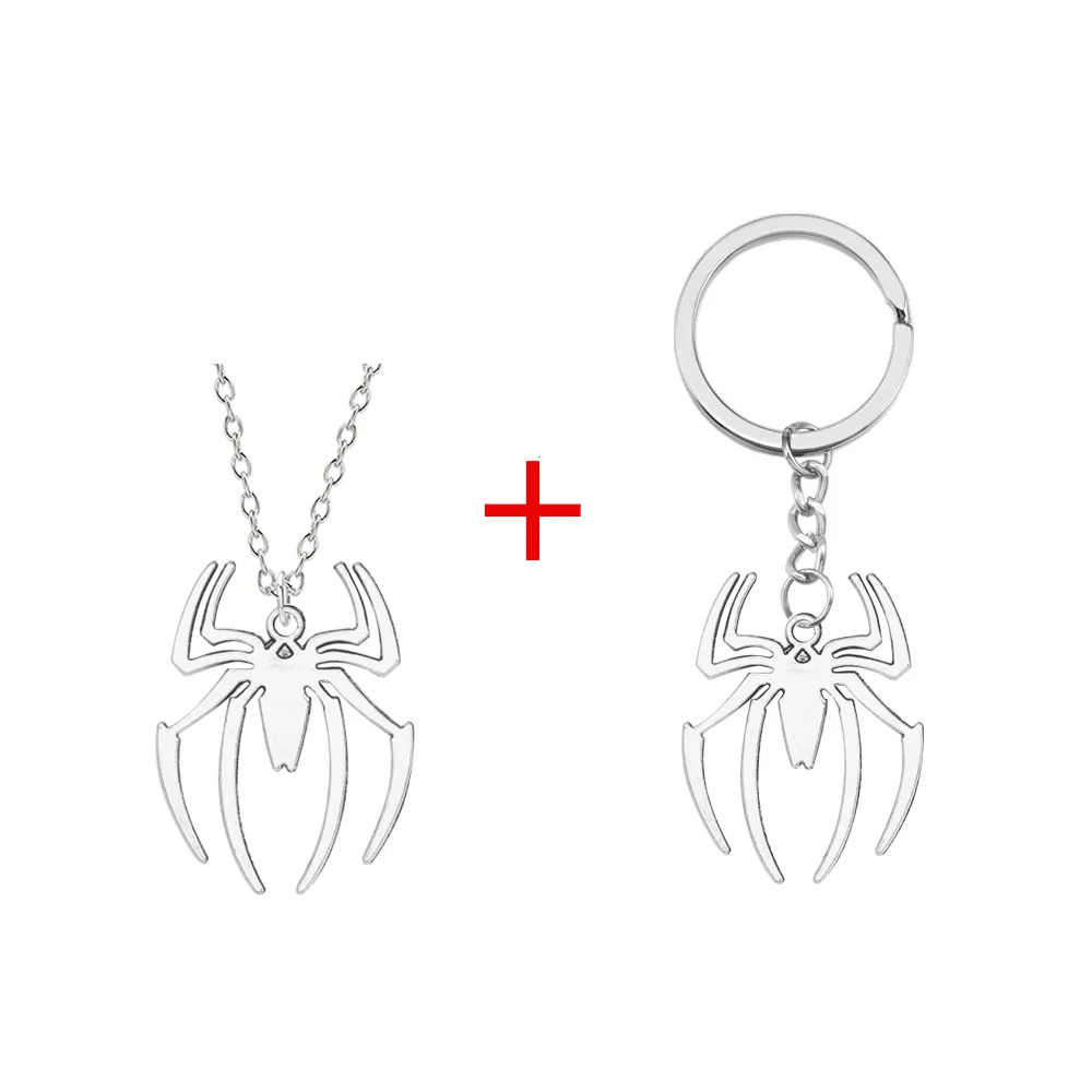 DIY Tier Schlüsselbund Für Frauen Männer Spinne Hohl Anhänger Nette Zubehör Schlüsselbund Charme Schmuck Geschenke Dropshipping 2019