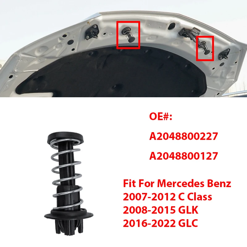 A2048800227 Original Quality  Engine Hood Bonnet Stop Spring For Mercedes Benz C GLK GLC A2048800127