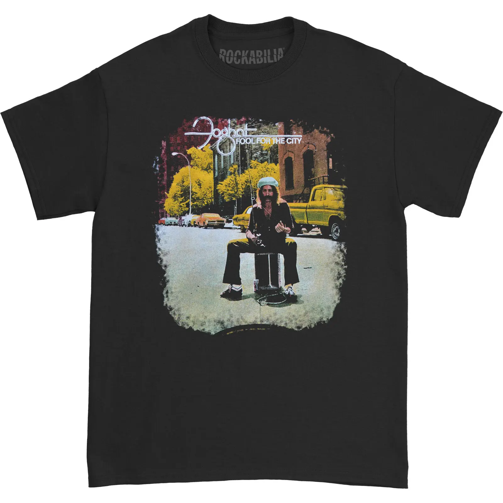 Men'S Foghat Fool For The City T Shirt X Large Black