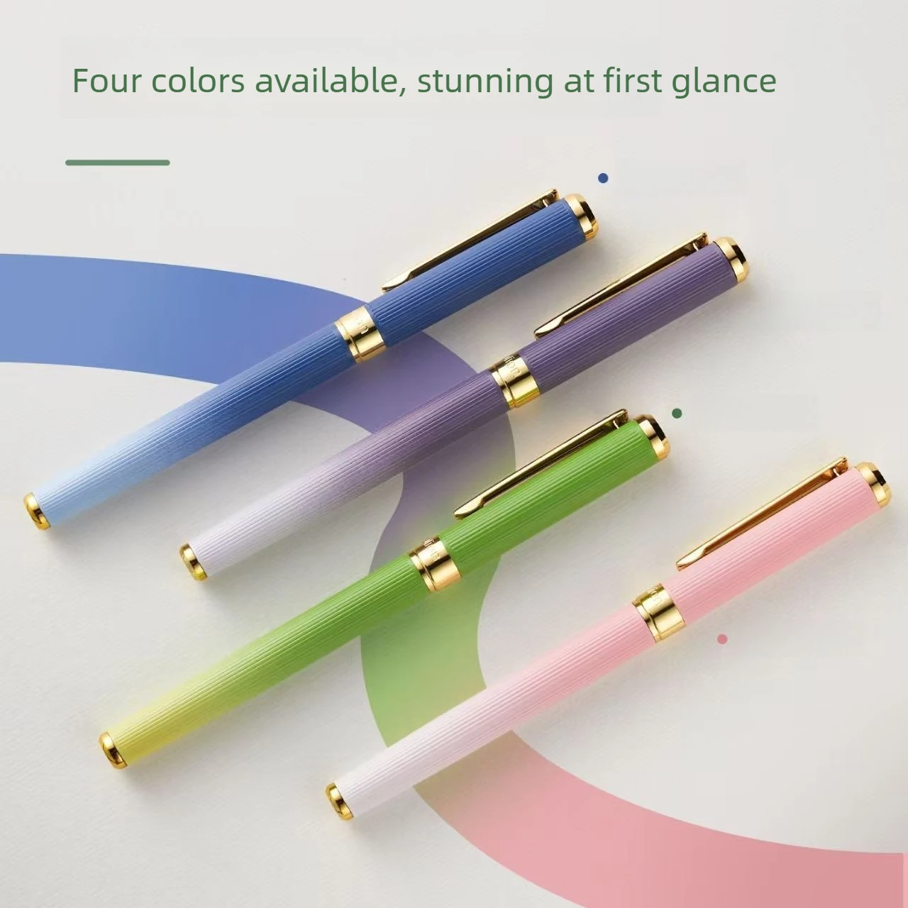 Fountain Pen Calligraphy Brush Metal Soft Bristle Small Regular Calligraphy Brush Chinese Painting School Supplies Stationery