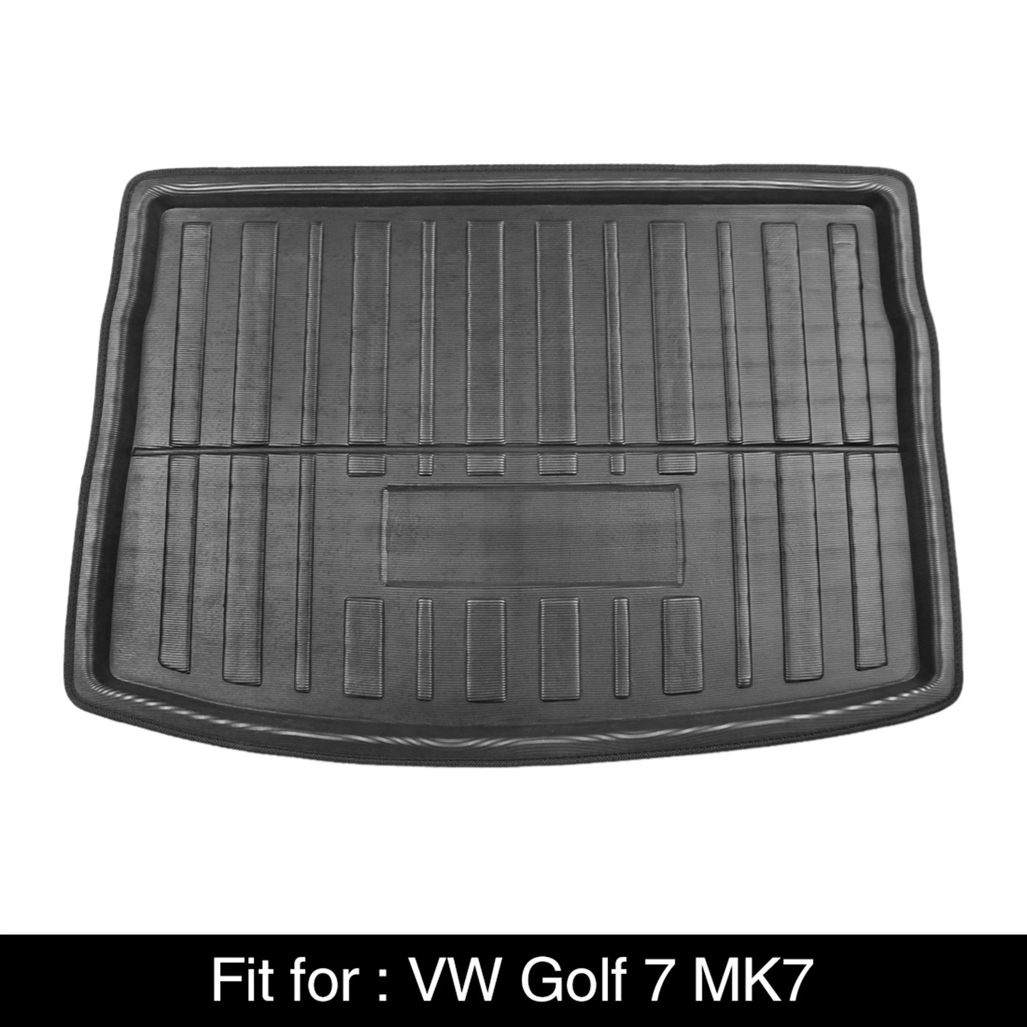 X autohaux Cargo Kofferraum ablage Cargo Liner Heck Kofferraum Boden matte wasserdichter Schutz benutzer definierte für VW Golf 7 mk7 2014-2018
