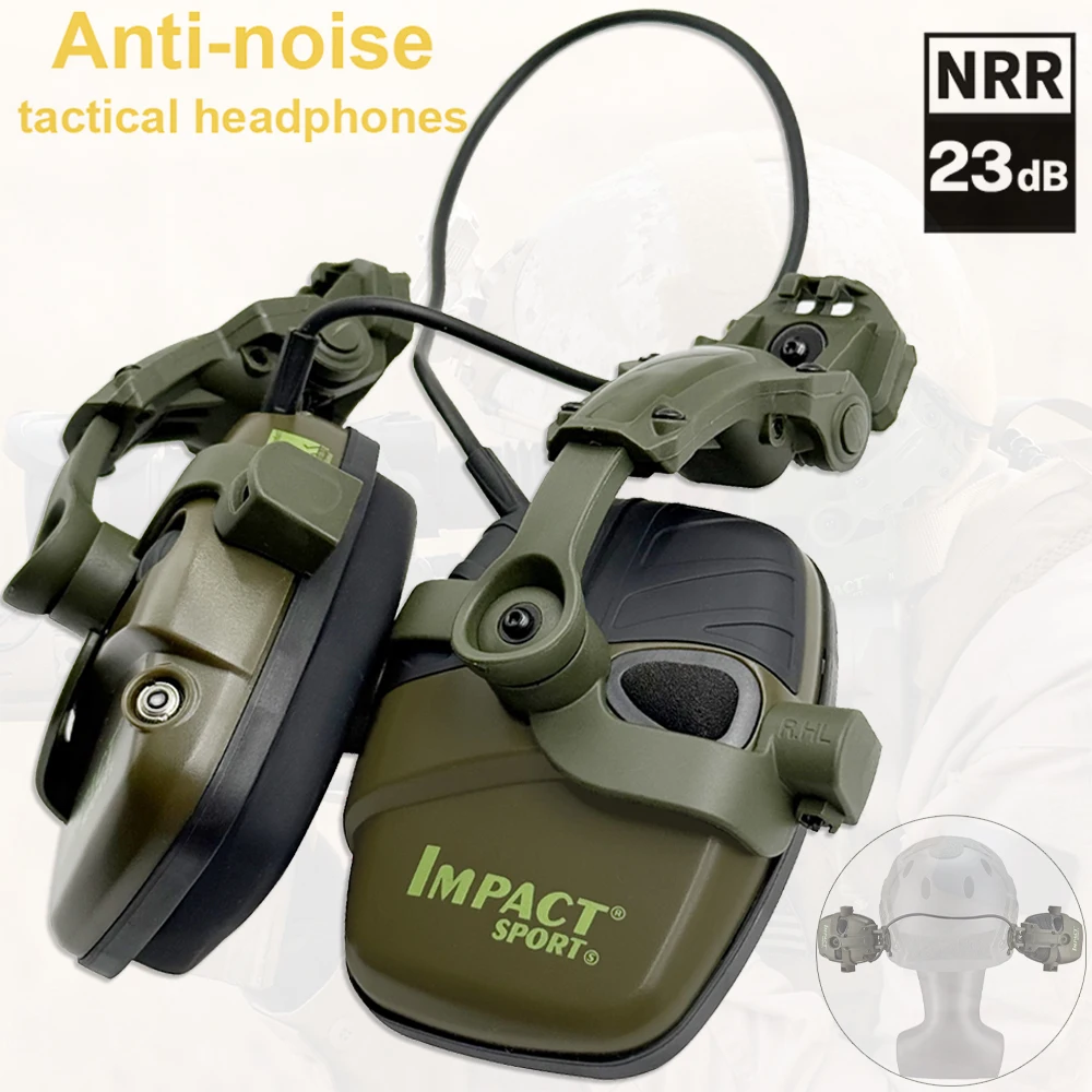 Tactical Hearing Protectors Active Shooting Earphone for Hunting Electronic Hearing Protection Active Noise Reduction Earmuff