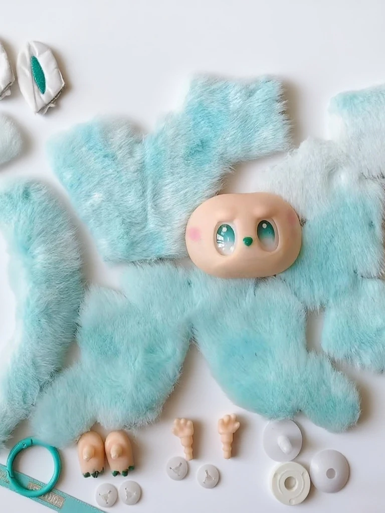 

DIY material full set of handmade lafufu 3.0 labuly hand and foot doll doll handmade material package simple installation
