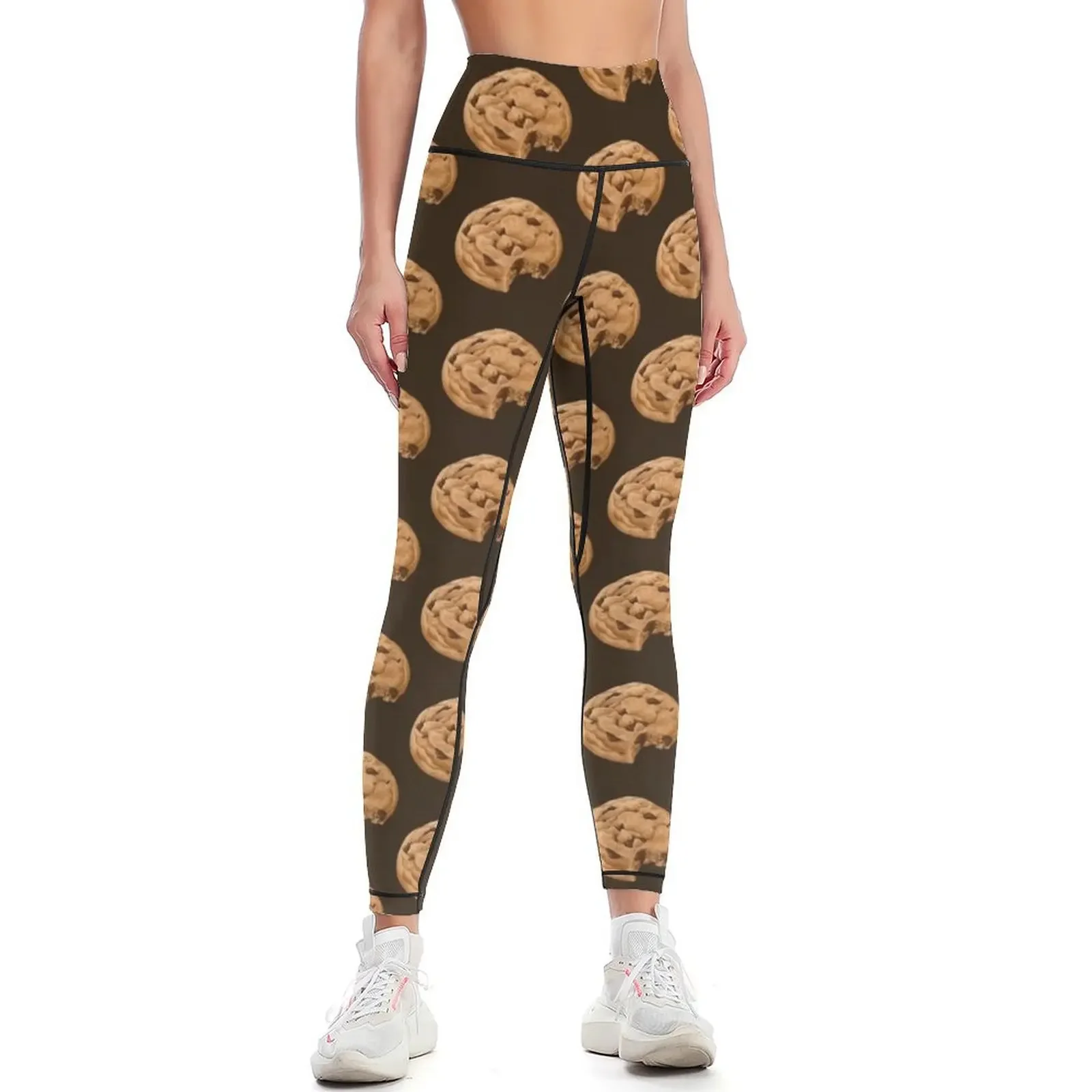 

Who Bit My Chocolate Chip Cookie Leggings Women's sports pants legging pants raises butt Womens Leggings