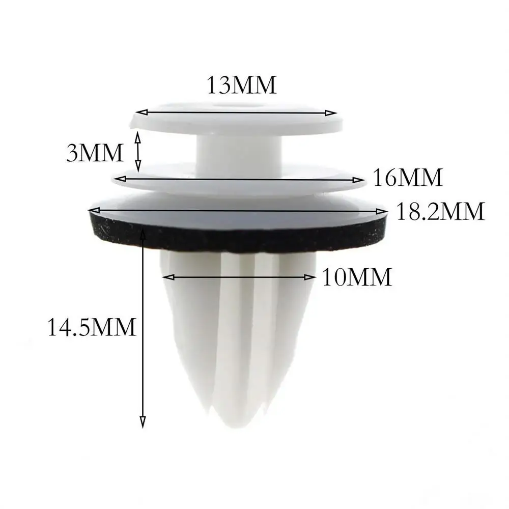 50/100/200PCS Car Door Panel Clip Automotive Fasteners Rivets Bumper Clips Car Fender Dashboard Door Clip Panel Retainer image 3