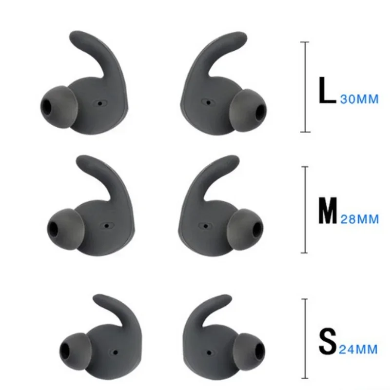 6Pcs Silicone Earbuds Ear Tips for Huawei AM61 Earphone Ear Pads Eartips Replacement for Huawei Honor xSport AM61 Headset