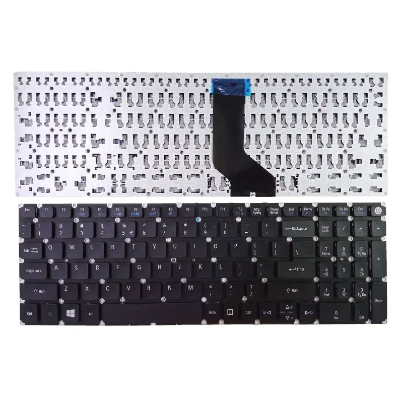 لوحة مفاتيح الكمبيوتر المحمول الأمريكية لشركة أيسر أسباير E5-573 E5-722 E5-772 E5-522 E5-522G E5-532 E5-576 6B.MW6N7.007 NK.I1513.00M