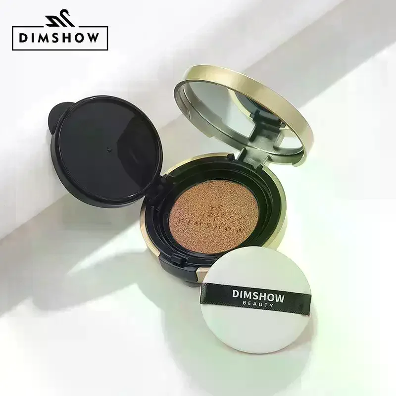 DIMSHOW Corretivo Hidratante Air Cushion, BB Cream, Creme Isolante Levemente Hidratante, Base Líquida, Maquiagem Natural