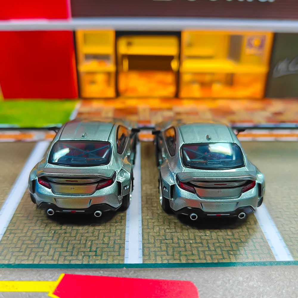 2PCS POP RACE 1:64 PANDEM GR 86 Carbon Edition Legierung Auto Modell Sammlung Geschenk Spielzeug (Keine box)