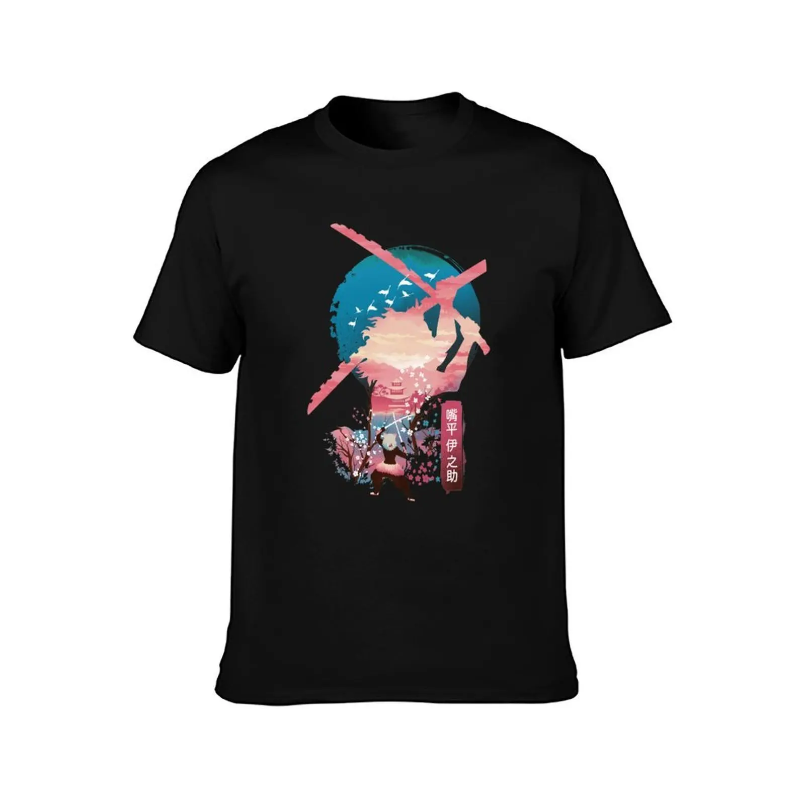 Ukiyo e Breath of the Beast T-Shirt Lightweight Casual Summer T-Shirt