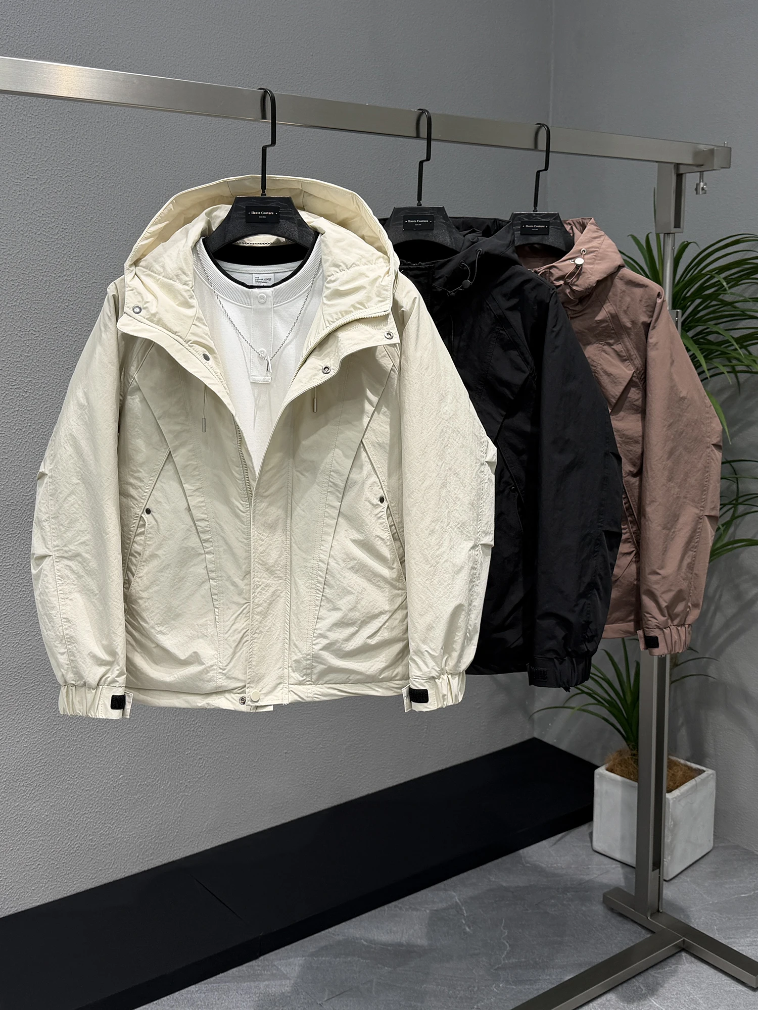 

Мужская повседневная утепленная хлопковая куртка с капюшоном для активного отдыха, весна-осень-зима, модный бренд, свободный крой, теплая, молодежная, популярная