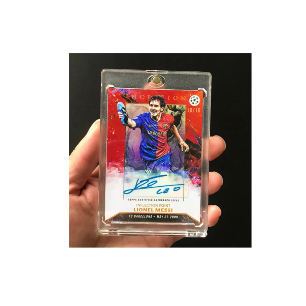 DIY homemade Soccer basketball collectible trading card bricks Doncic Curry Messi Kaka Mbappe Ronaldo Kobe Modric Birthday gift view 4
