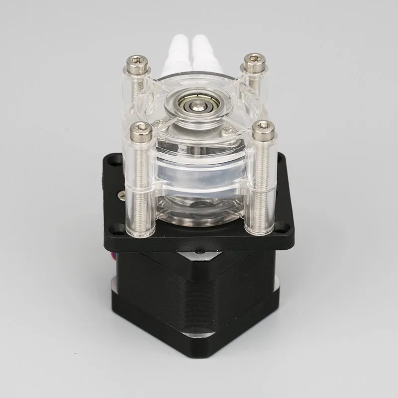 

Stepping motor peristaltic pump 12 volts anti-corrosion industrial laboratory silent titration pump