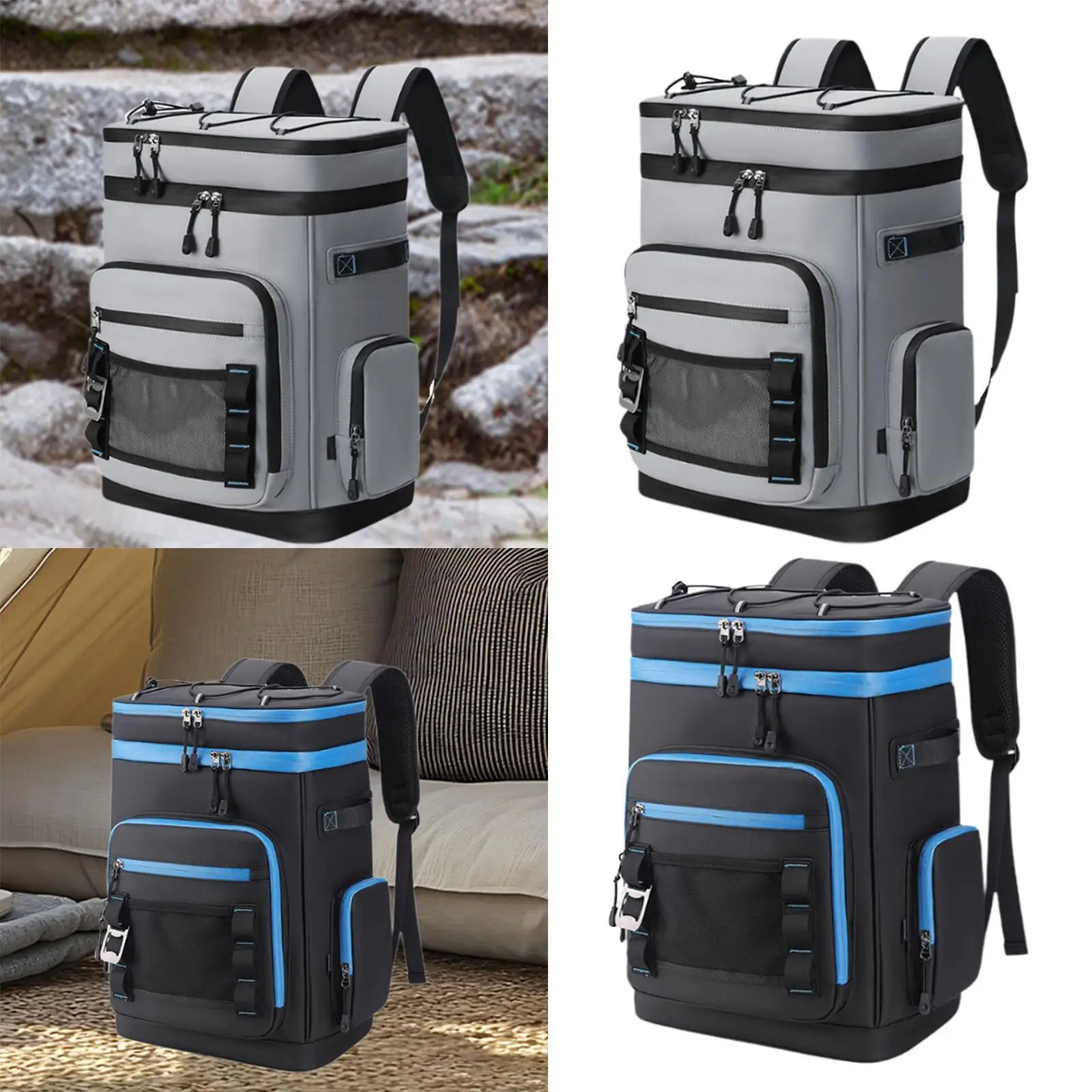 Cooler Backpack Multipurpose Thermal Bag for Travel Shopping Outdoor Sports