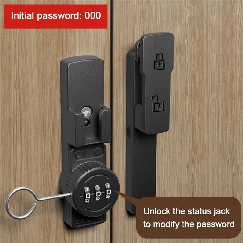 Chiusura della porta Serratura con password Bullone per porta interna Bullone per serratura antifurto con punzone libero B