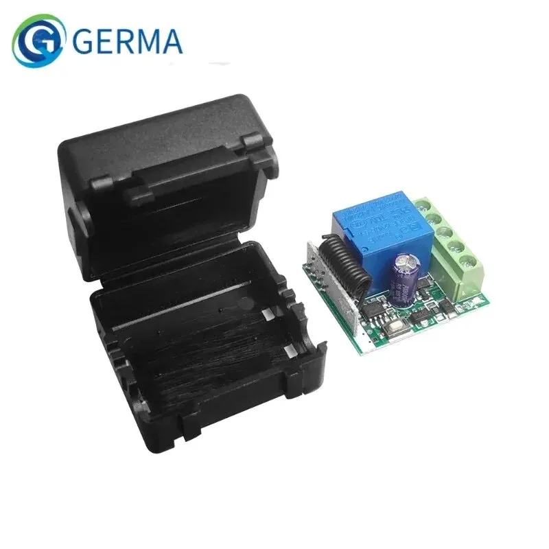 GERMA DC 12V 1 CH modulo interruttore relè telecomando Wireless codice di apprendimento DC 12V RF ricevitore supereterodina Controller 1CH