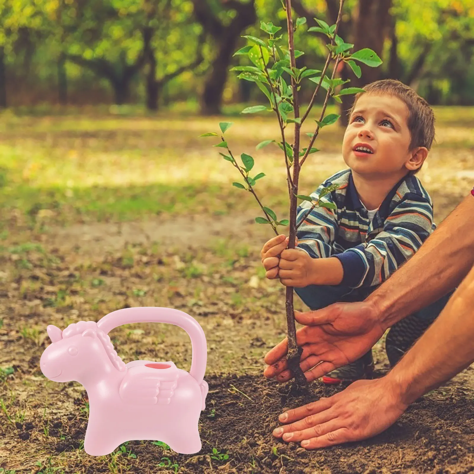 

2pcs Animal Shaped Watering Pot Cartoon Flower Kettle Kids Sprinkling Can Spray Bottle Durable PP Lovely Design Outdoor Indoor