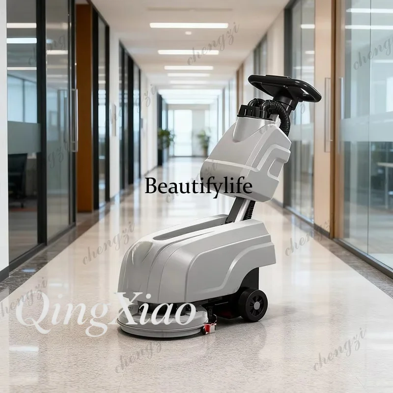 

SX350 Foldable Household Floor Scrubber Ground Cleaning Machines Flexible Hand Push Smooth Moving Stable Low Noise Energy Saving