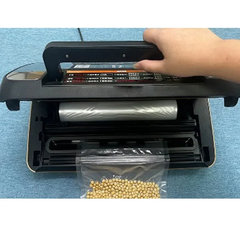 

Household Vacuum Food Sealer Machine Dry Wet Dual Use Plastic Bag Sealing Device Kitchen Food Fresh Keeping Equipment