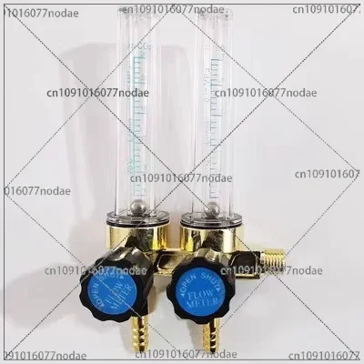 AR Flow Meter Dual Tube AR CO2 Universal Meter Pressure-relief Meter AR Flowmeter CO2 Double Tube Argon Pressure Reducer Switch