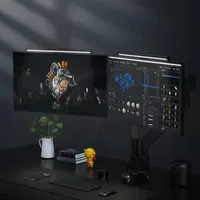 LYMAX Desk Lamp Double Screen bar Display Hanging Light Eyes Protection PC Computer Monitor Light Bar Wireless Remote Control