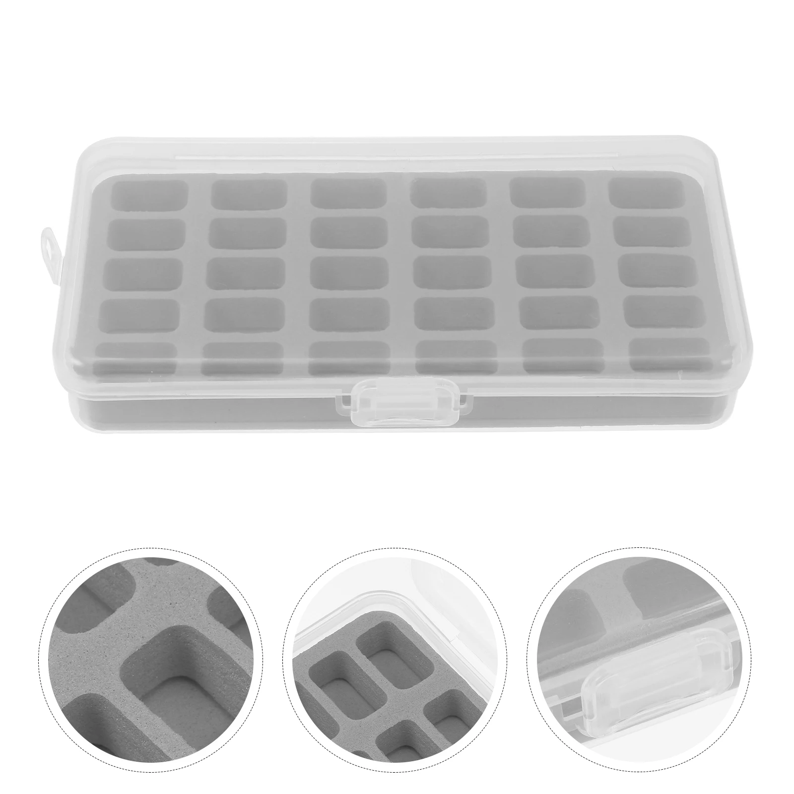 

1pc 30 Slots Storage Box Sewing Thread Holder Spool Savers Case Plastic Small Bobbins Container Organizer Sewing Supplies Bobbin