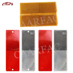 Red/White/Orange Safurance Bike Truck Trailer Car Plastic Reflective Reflector Workplace Safety Night Safety Warning Sticker