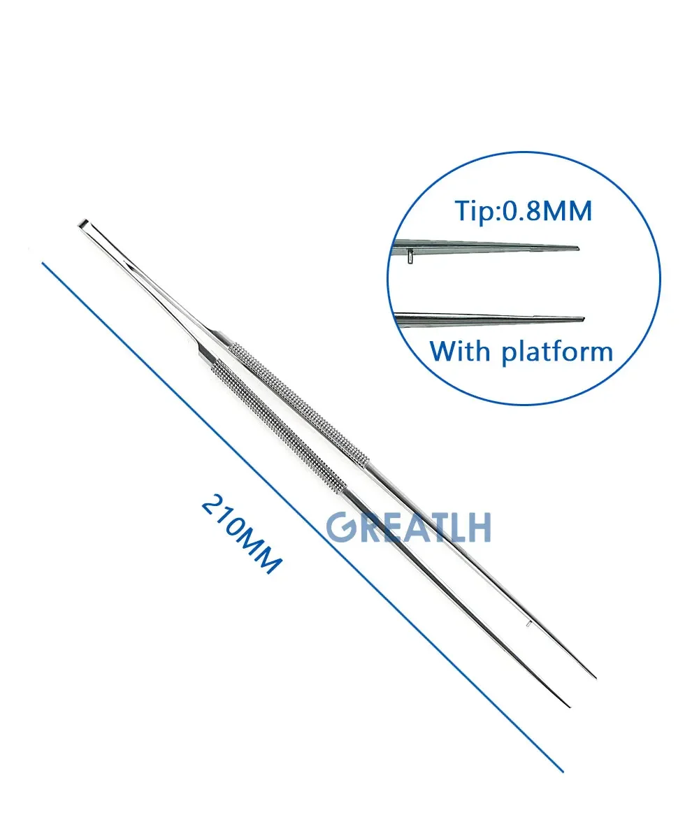 Conjunctival Forceps Stainless Steel Micro Suturing Forceps Tweezers Ophthalmic Instrument