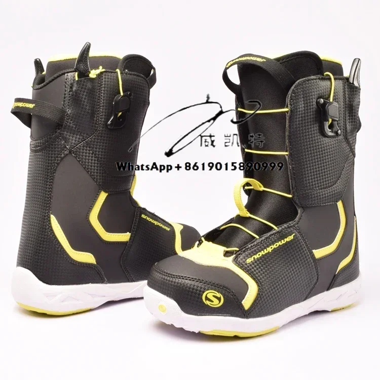 Custom Adult Cold Resistant Waterproof Ski and Snowboard Boots Non-slip, Warm, Waterproof, Fashion