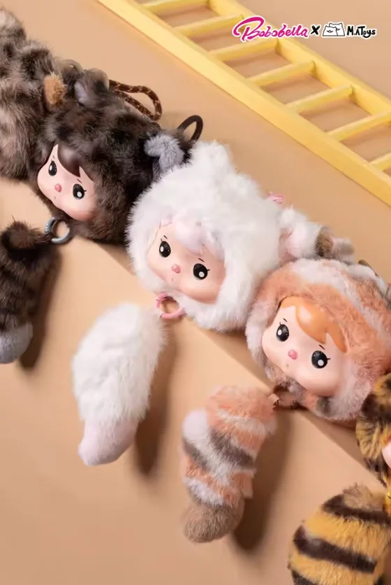 Nieuwe Bobobella V4 Mysterieuze Blind Box Bag Fuzzy Trendy Fun Party Pluche Collectie Speelgoed Pop Figuur Ornament Decor Kawaii Gift