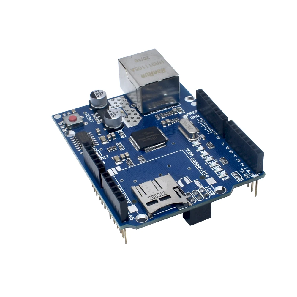 W5100 Ethernet Shield R3 UNO Mega 2560 328 UNR R3 W5100 development board for arduino  WAVGAT