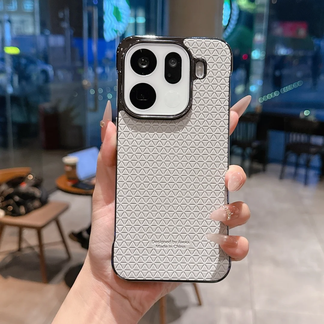 

For OPPO Find X9 Pro Case Protective Magic Cube Pattern No Side Frame Mobile Phone Back Cover