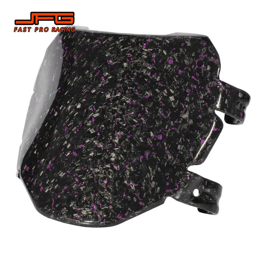 لوحة رقم الترخيص Funparts لـ Surron Lightbee S X Stark Varg ملحقات الدراجة النارية ألياف الكربون الحقيقية لدراجة Talaria Sting