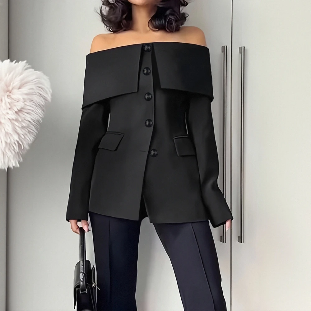 Abito autunnale casual a maniche lunghe con braccio dritto Stile: vestibilità da tavolo Top da donna alla moda