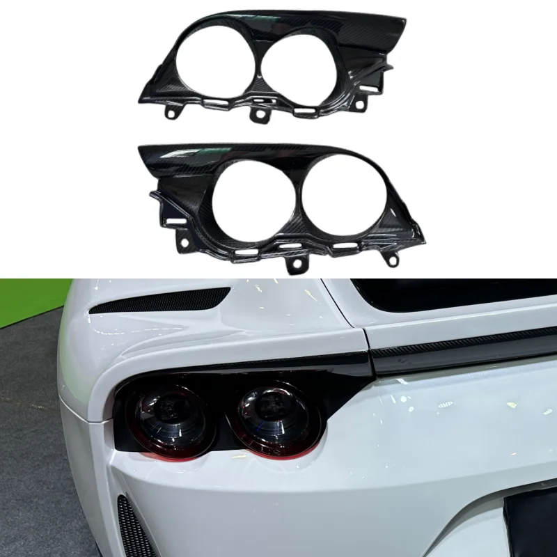 

OEM Style Lightweight High-quality Dry Carbon Fiber Taillight Decorative Cover Body Kit for Ferrari 812 Superfast Modification