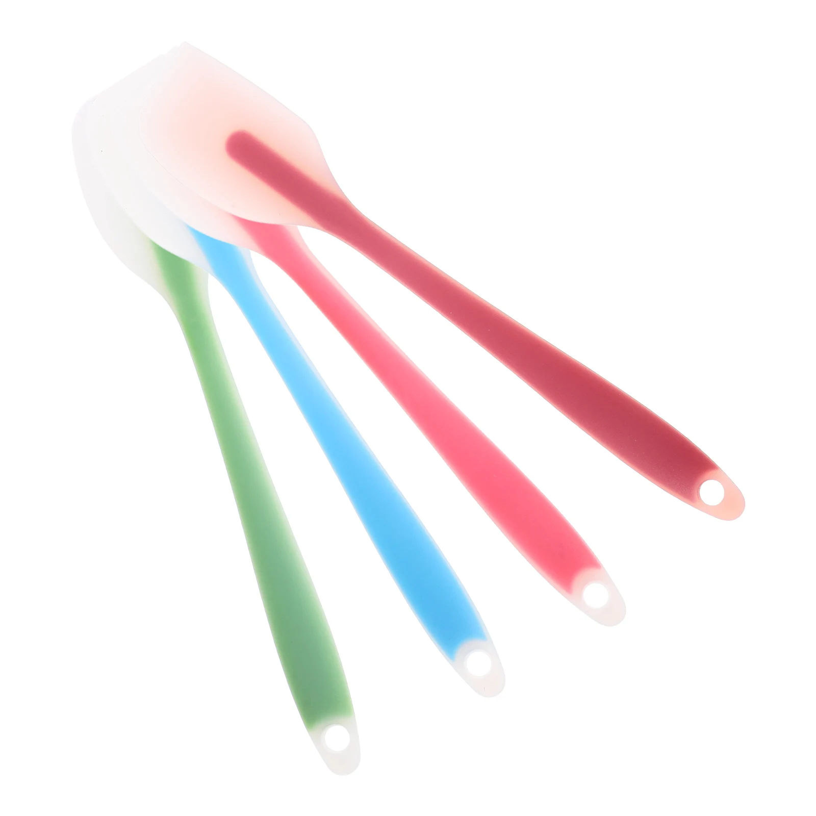 4 Pcs Silicone Spatula Spatulas for Kitchen Use Baking Food Grade Cake Small Scraping
