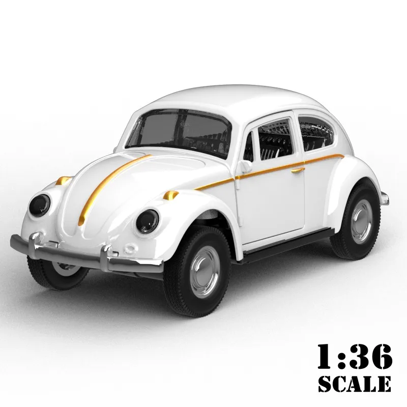 1/36 Schaal Diecast Metal Pull Back Action Drives Auto Forward Automodel Speelgoed voor cadeau/kinderen