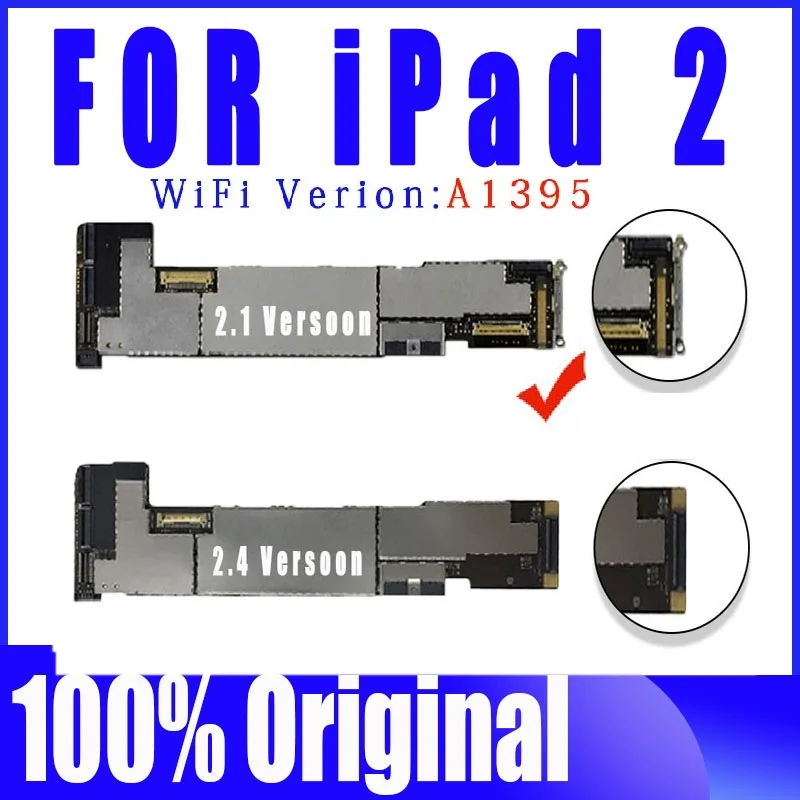 Original Clean ICloud Wifi Version Logic Boards For Ipad 2/3/4/5 /6 Air1 Air 2 Motherboard With IOS System