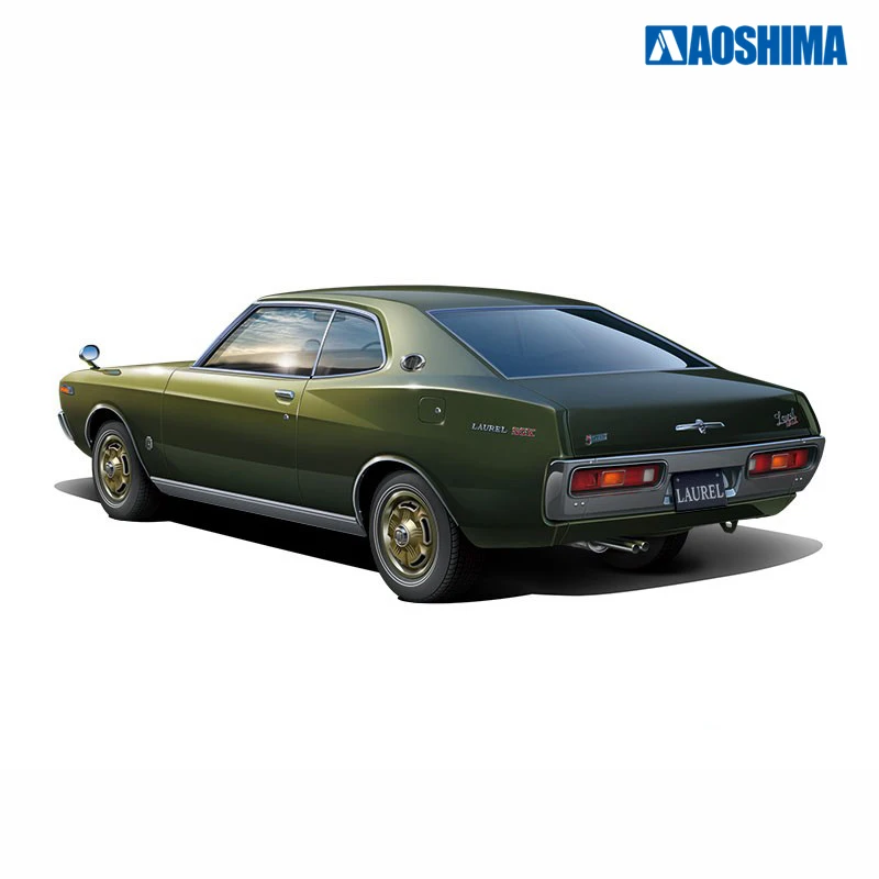 Aoshima 05950 Static Assembled Car Model Toy 1/24 Scale For Nissan KHC130 Laurel HT2000SGX 1975 Car Model Kit