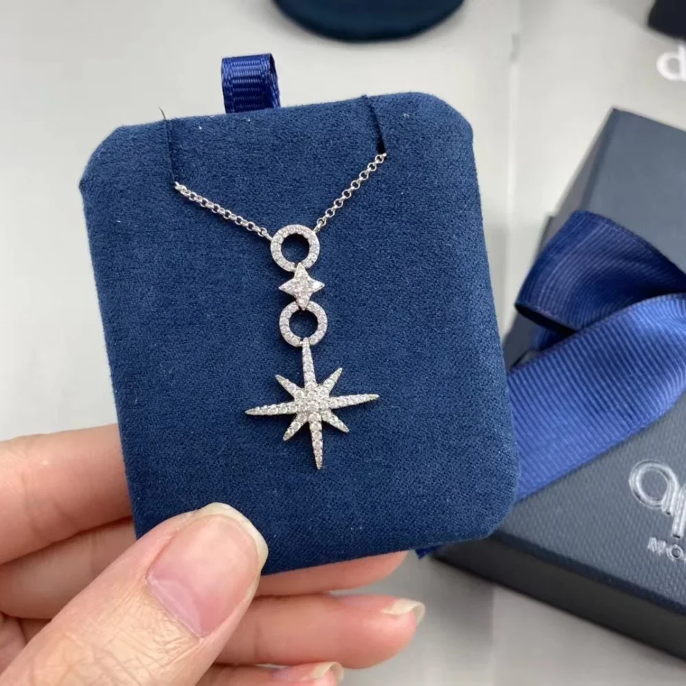 

Изысканное колье в форме звезды из стерлингового серебра 925 пробы, роскошные украшения для марокканских женщин, подходящие для вечеринок и встреч.