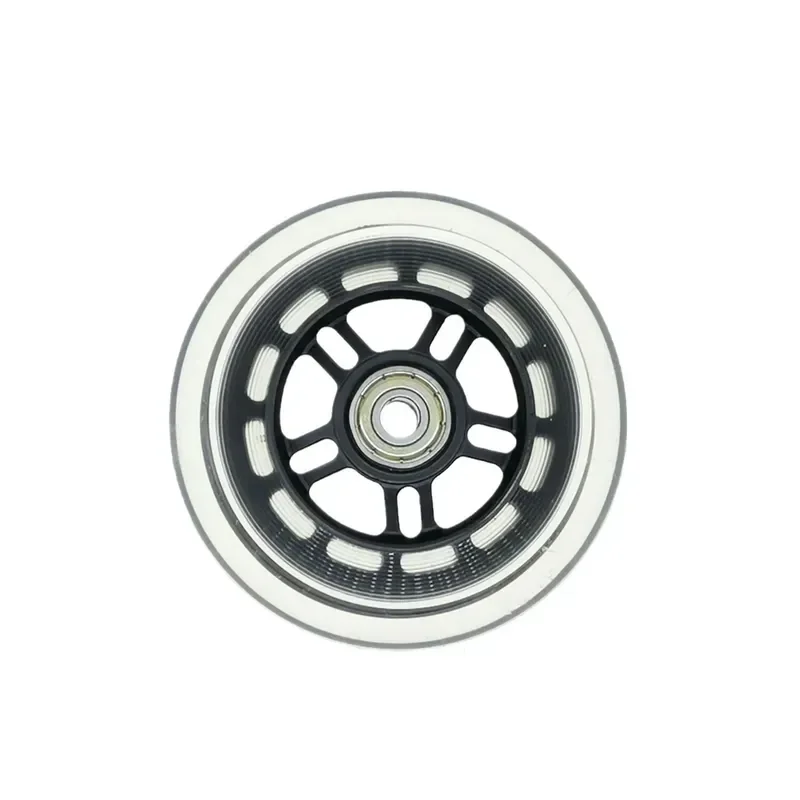 100mm Transparent Scooter Wheel 4 Inch 24mm Thickness 8mm Bearing Hole Luggage Trolley Case Wheel