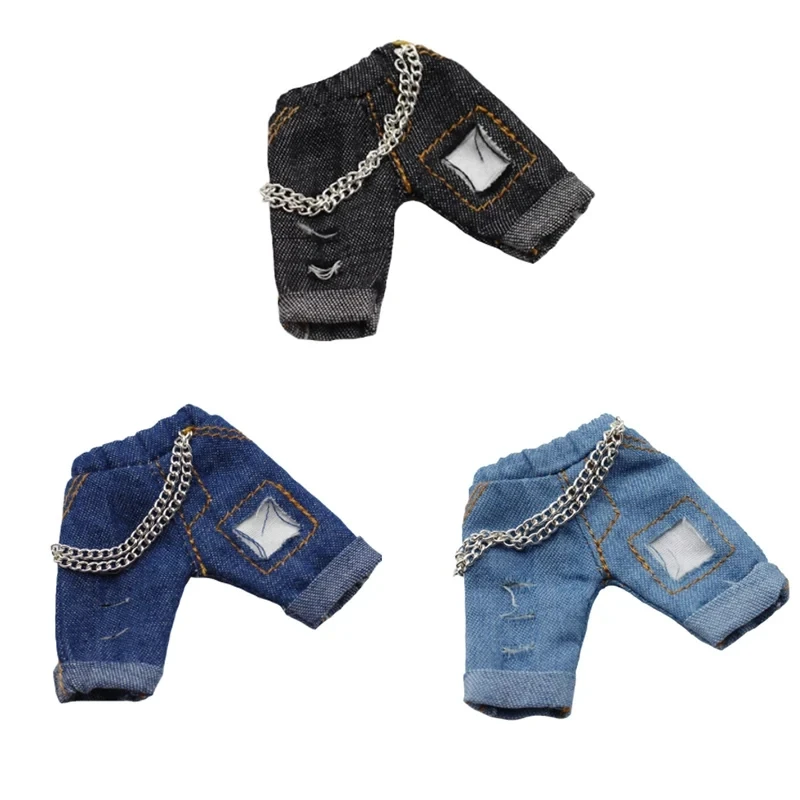 Ob11 Baby Kleding Voor Baby Laser Bar Sets Keten Jeans Liquor Bar En Meubels Voor Poppen 1/12 Cool Anime speelgoed Accessoriess